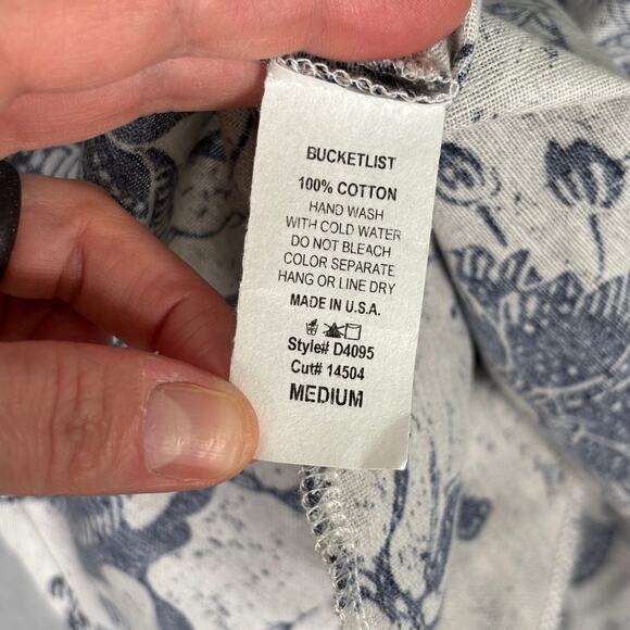 Bucket List Dress Medium Navy Mini Flowy Pocket Feminine Resort Cruise Cover Up - Picture 11 of 12